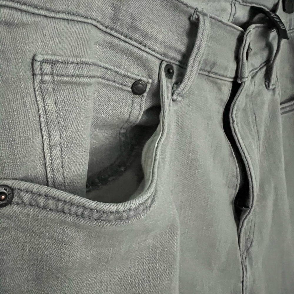 Gray/beige jeans, slim fit, size 34, good condition